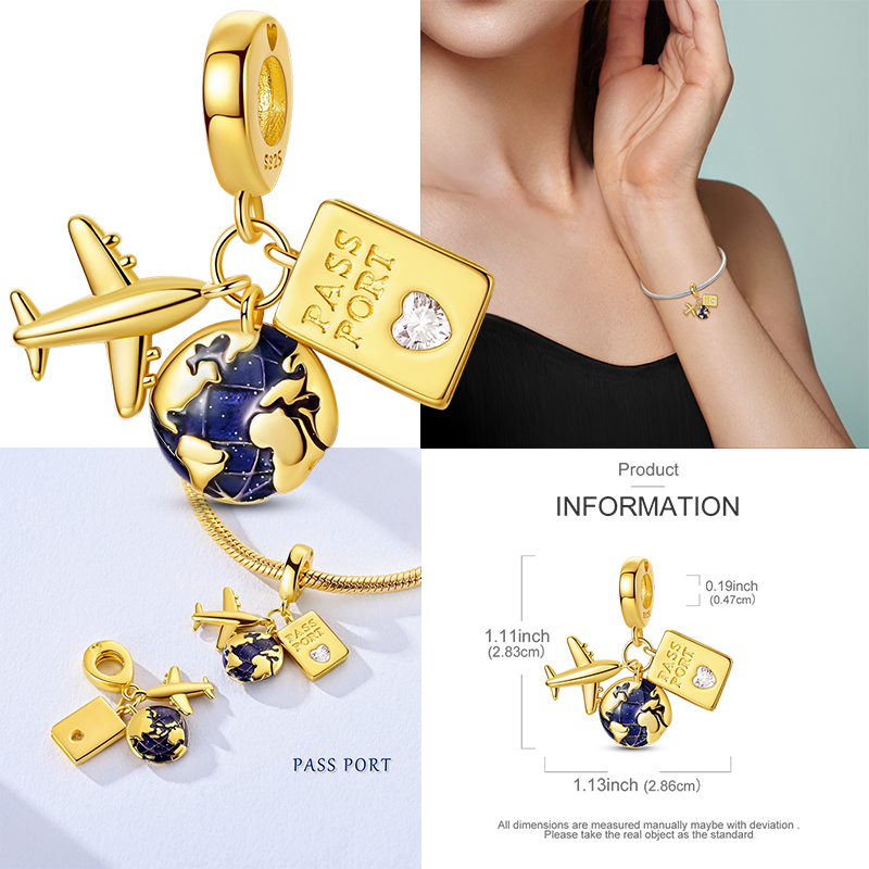 ชาร์มรูปเครื่องบิน กล้อง ปารีส - Jewelry Making Paris บทวิจารณ์และราคา