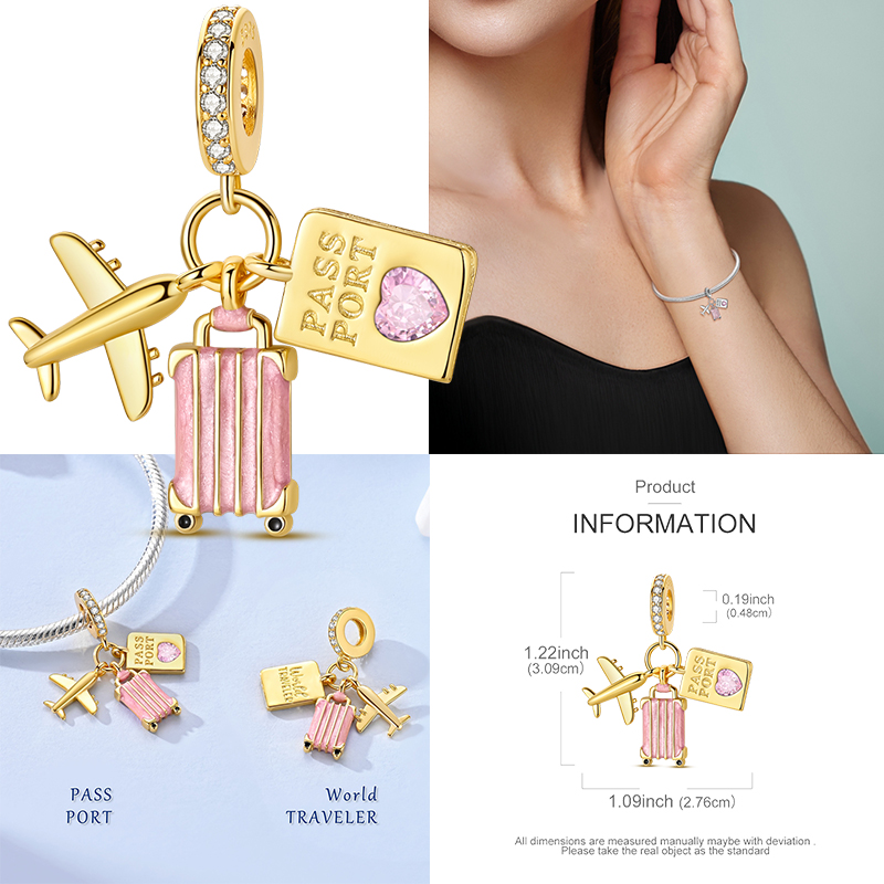 ชาร์มรูปเครื่องบิน กล้อง ปารีส - Jewelry Making Paris บทวิจารณ์และราคา