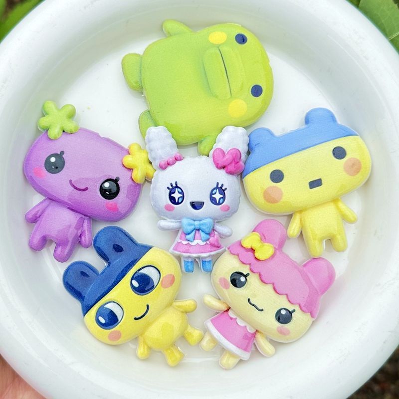 ลูกปัดกลวงพิมพ์ลายการ์ตูนทามาก - Jewelry Making Accessories บทวิจารณ์และราคา