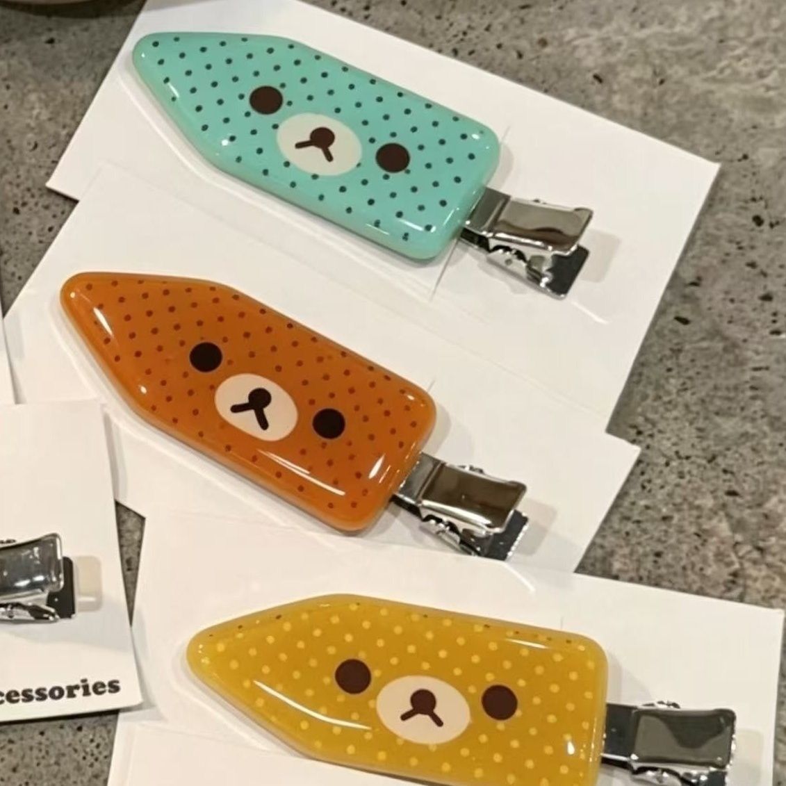 กิ๊บติดผม INS Bear ลายจุด Kiir - Jewelry Making Adults บทวิจารณ์และราคา