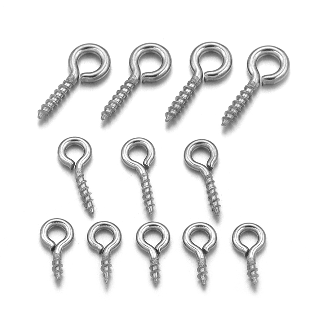 100 ชิ้น/ล็อตสแตนเลสมินิสกรู P - Jewelry Making Drill บทวิจารณ์และราคา