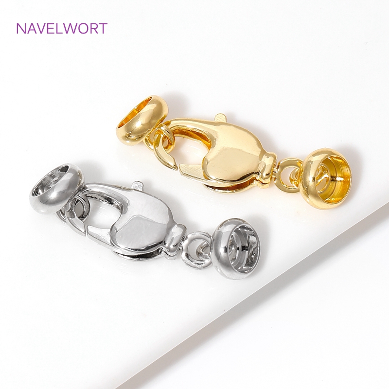 18K ทองชุบทองเหลือง Clasps กุ้ - Jewelry Making Metal Supplies บทวิจารณ์และราคา