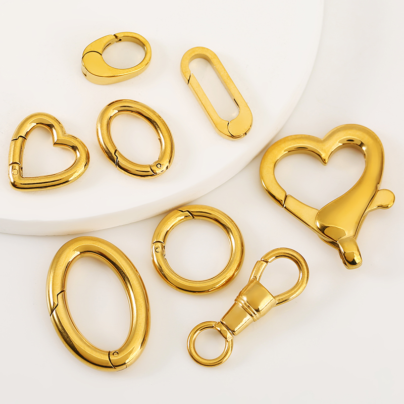 ตัวล็อคสแตนเลส 2 ชิ้น รูปทรงวง - Jewelry Making Metal Supplies บทวิจารณ์และราคา