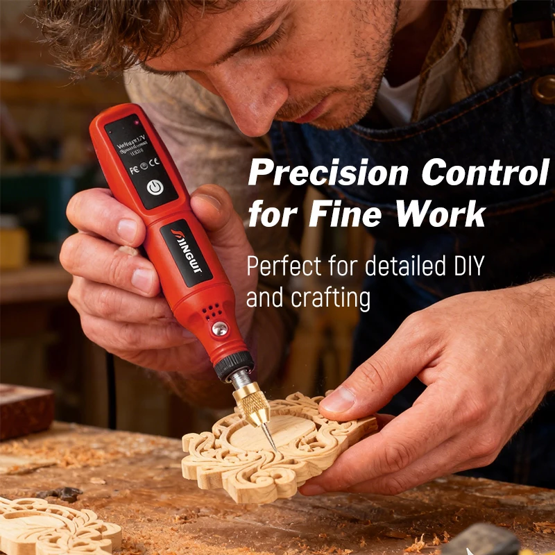 ปากกาแกะสลักไร้สายแบบชาร์จ USB - Jewelry Making Drill บทวิจารณ์และราคา