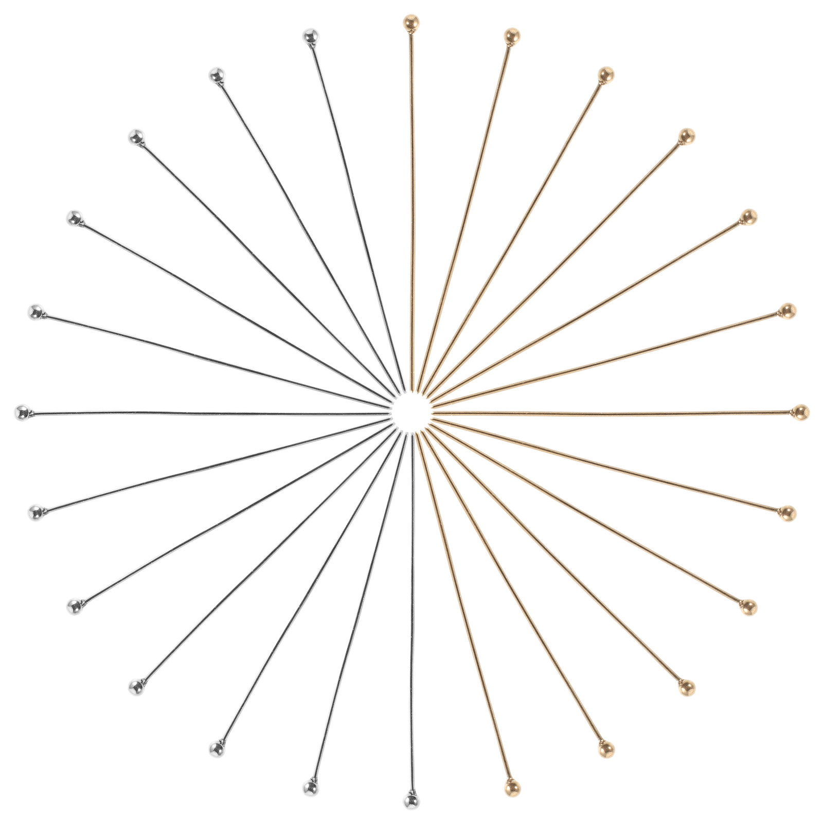 หมุดหัวบอลสแตนเลส 100 ชิ้น สำห - Jewelry Making Head Pins บทวิจารณ์และราคา