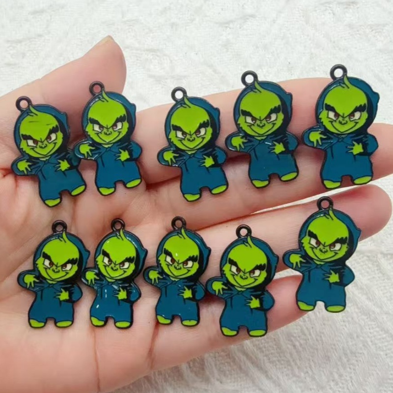 จี้คริสต์มาสลายการ์ตูนเคลือบน้ - Jewelry Making Accessories บทวิจารณ์และราคา
