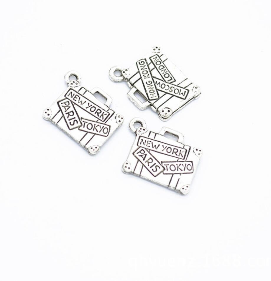 150 ชิ้น ชาร์ม กระเป๋าเดินทาง  - Jewelry Making Paris บทวิจารณ์และราคา