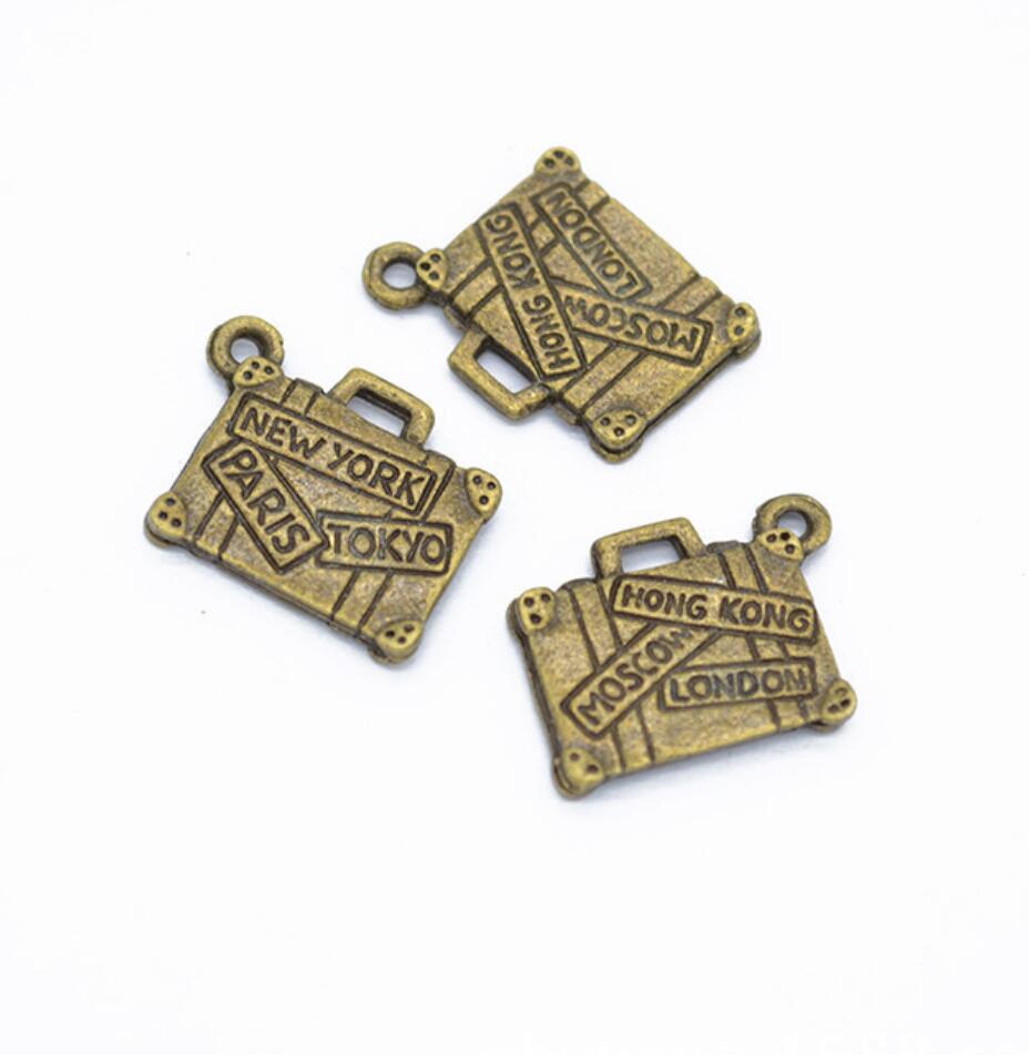 150 ชิ้น ชาร์ม กระเป๋าเดินทาง  - Jewelry Making Paris บทวิจารณ์และราคา