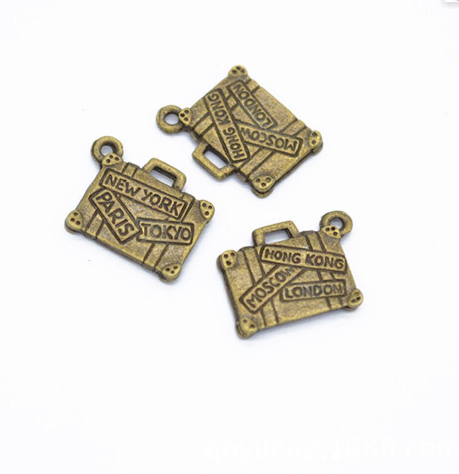 150 ชิ้น ชาร์ม กระเป๋าเดินทาง  - Jewelry Making Paris บทวิจารณ์และราคา