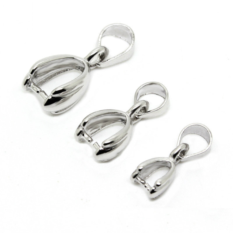 10 ชิ้น ตัวล็อกจี้แบบหนีบ ทำจา - Jewelry Making Name บทวิจารณ์และราคา