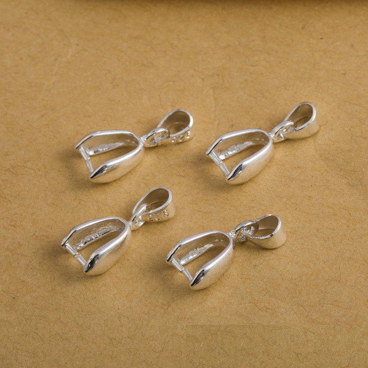 10 ชิ้น ตัวล็อกจี้แบบหนีบ ทำจา - Jewelry Making Name บทวิจารณ์และราคา