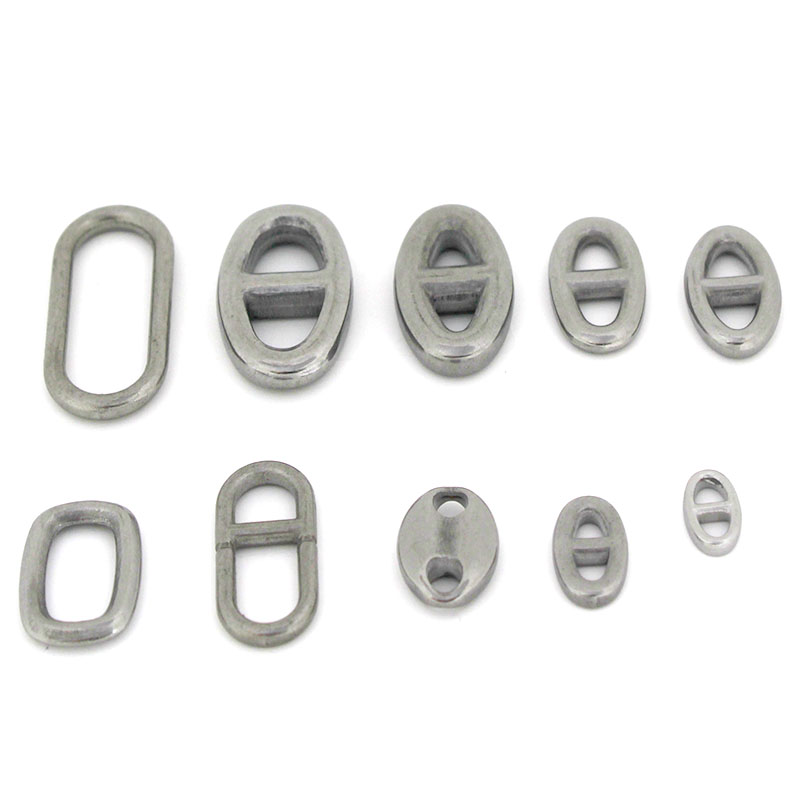 ตัวเชื่อมต่อรูปไข่สองรู สแตนเล - Jewelry Making Metal Supplies บทวิจารณ์และราคา