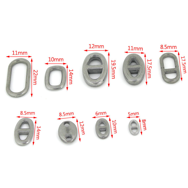 ตัวเชื่อมต่อรูปไข่สองรู สแตนเล - Jewelry Making Metal Supplies บทวิจารณ์และราคา