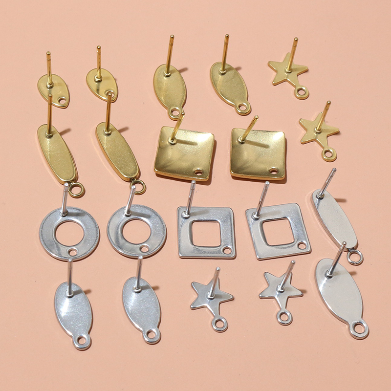 20ชิ้นสแตนเลสหัตถกรรมต่างหูกระ - Jewelry Making Metal Supplies บทวิจารณ์และราคา