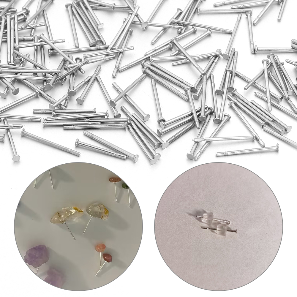200 ชิ้น/ล็อต หมุดต่างหูหัวแบน - Jewelry Making Head Pins บทวิจารณ์และราคา