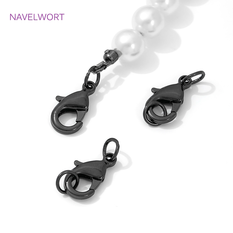 สีดำทองเหลืองก้ามปู&ตัวต่อโซ่, - Jewelry Making Metal Supplies บทวิจารณ์และราคา