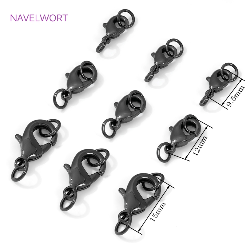 สีดำทองเหลืองก้ามปู&ตัวต่อโซ่, - Jewelry Making Metal Supplies บทวิจารณ์และราคา