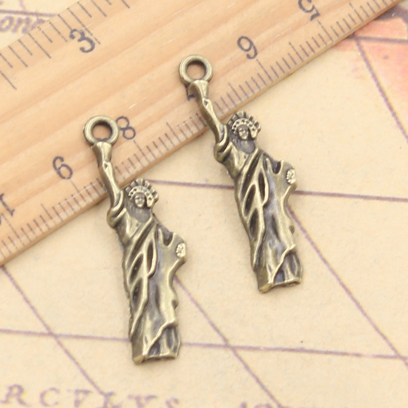 20Pcs Charmsอนุสาวรีย์เทพีเสรี - Jewelry Making York บทวิจารณ์และราคา