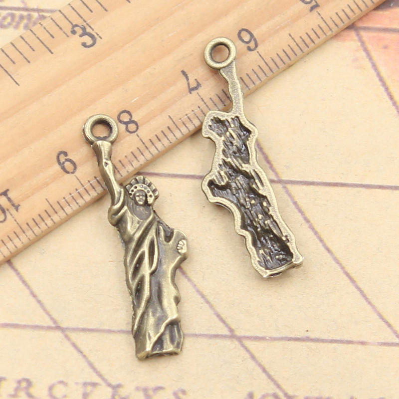20Pcs Charmsอนุสาวรีย์เทพีเสรี - Jewelry Making York บทวิจารณ์และราคา